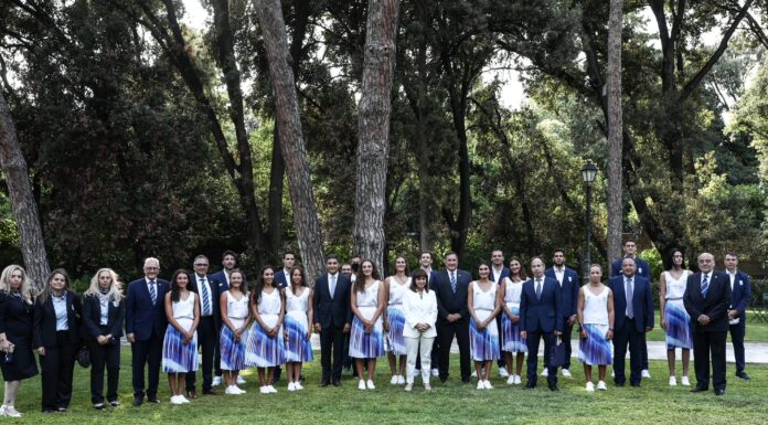 Στην Πρόεδρο της Δημοκρατίας η Ολυμπιακή ομάδα